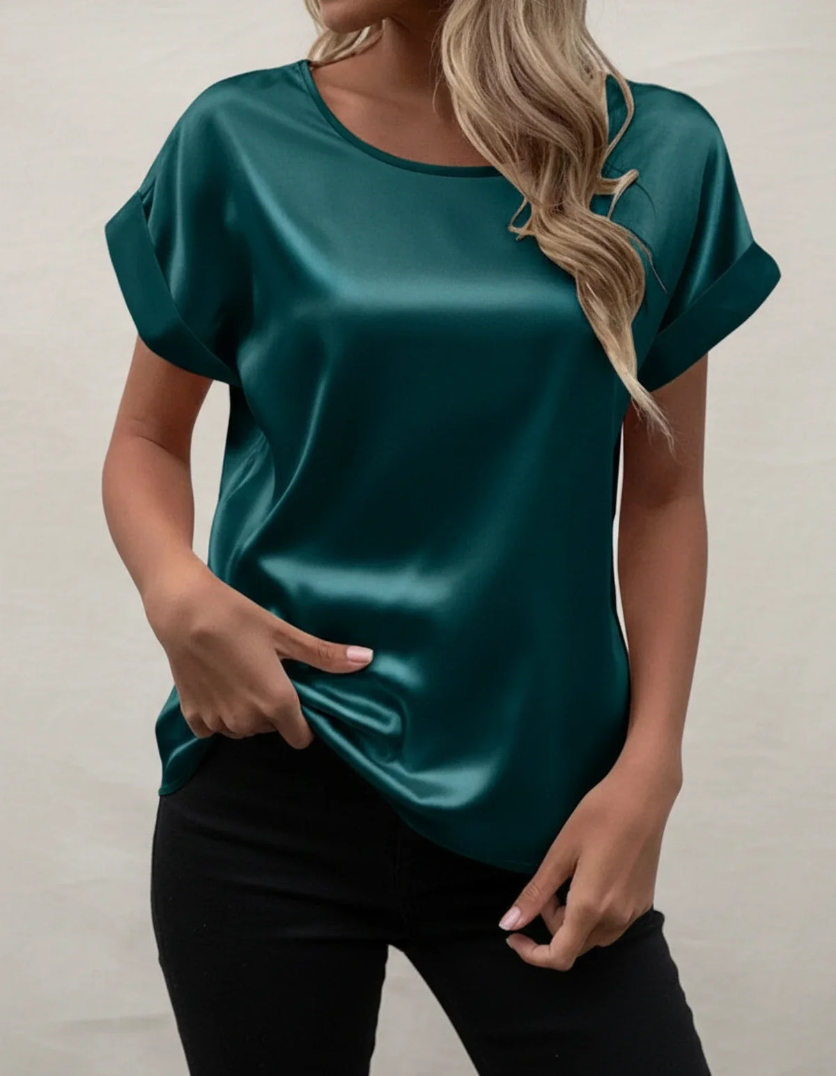 Lightweight Women's Casual Short Sleeve Top