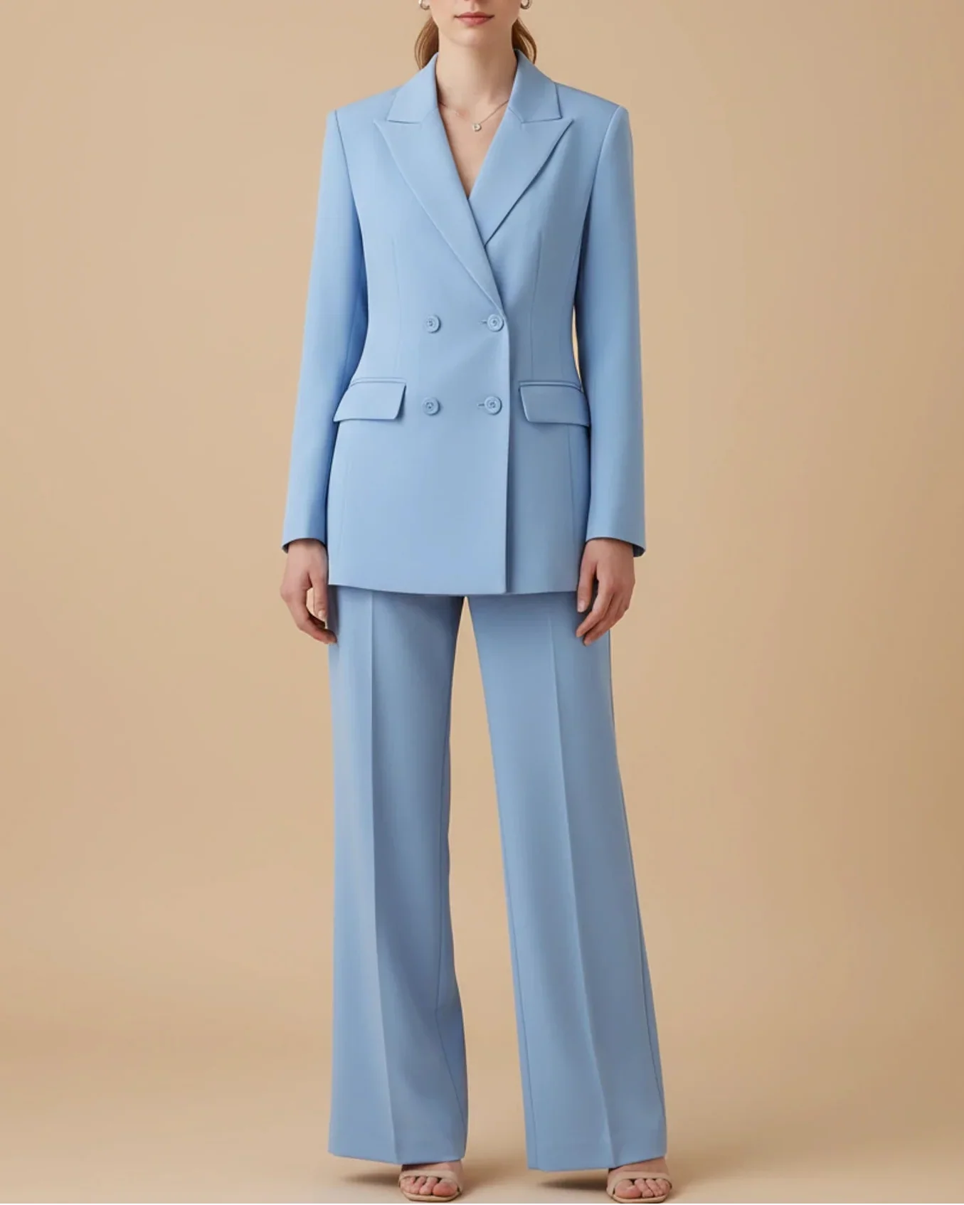 Elegant Ladies Business Two Piece Pantsuit