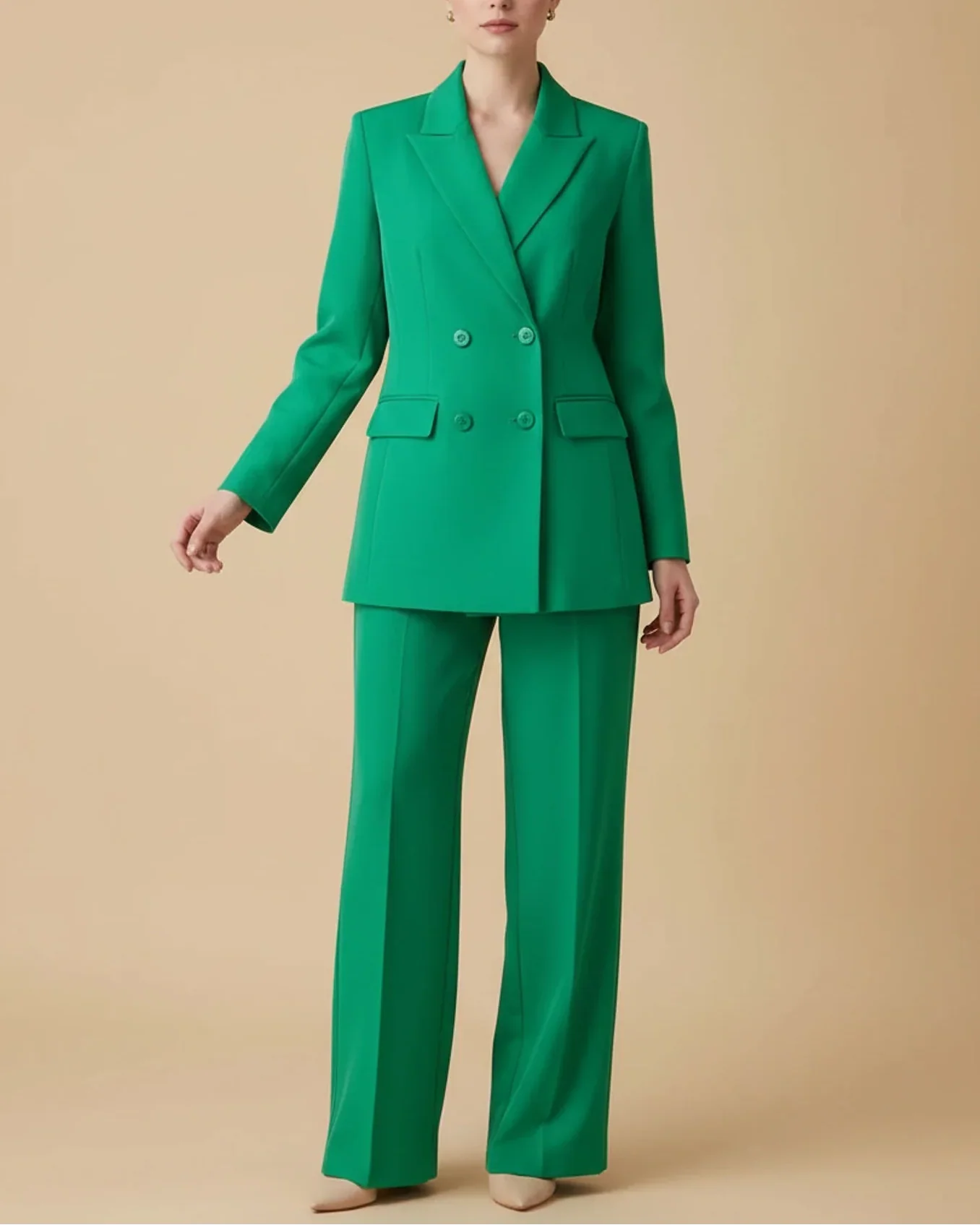 Elegant Ladies Business Two Piece Pantsuit