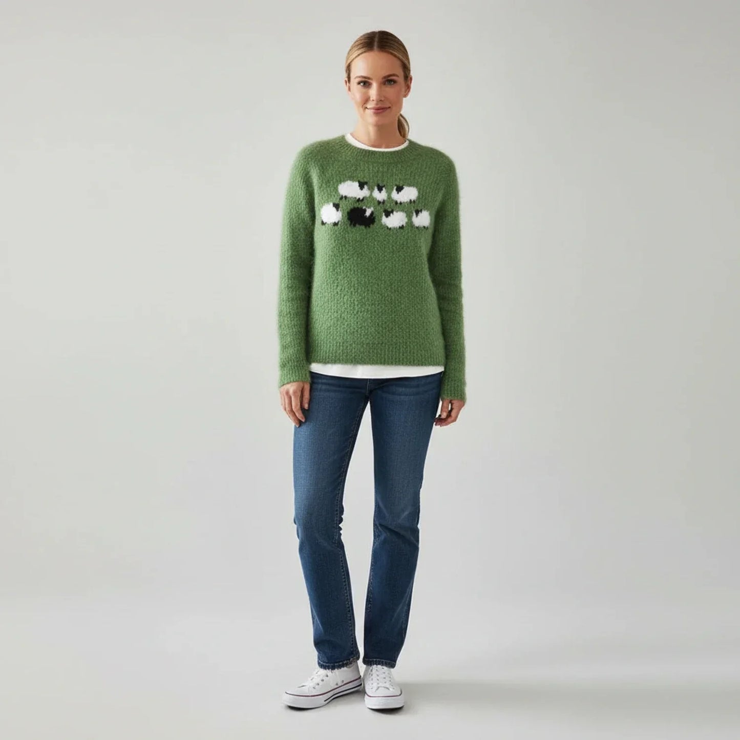 Casual Ladies Graphic Spring Sweater