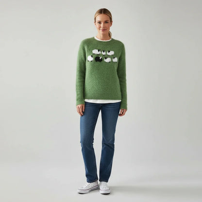 Casual Ladies Graphic Spring Sweater