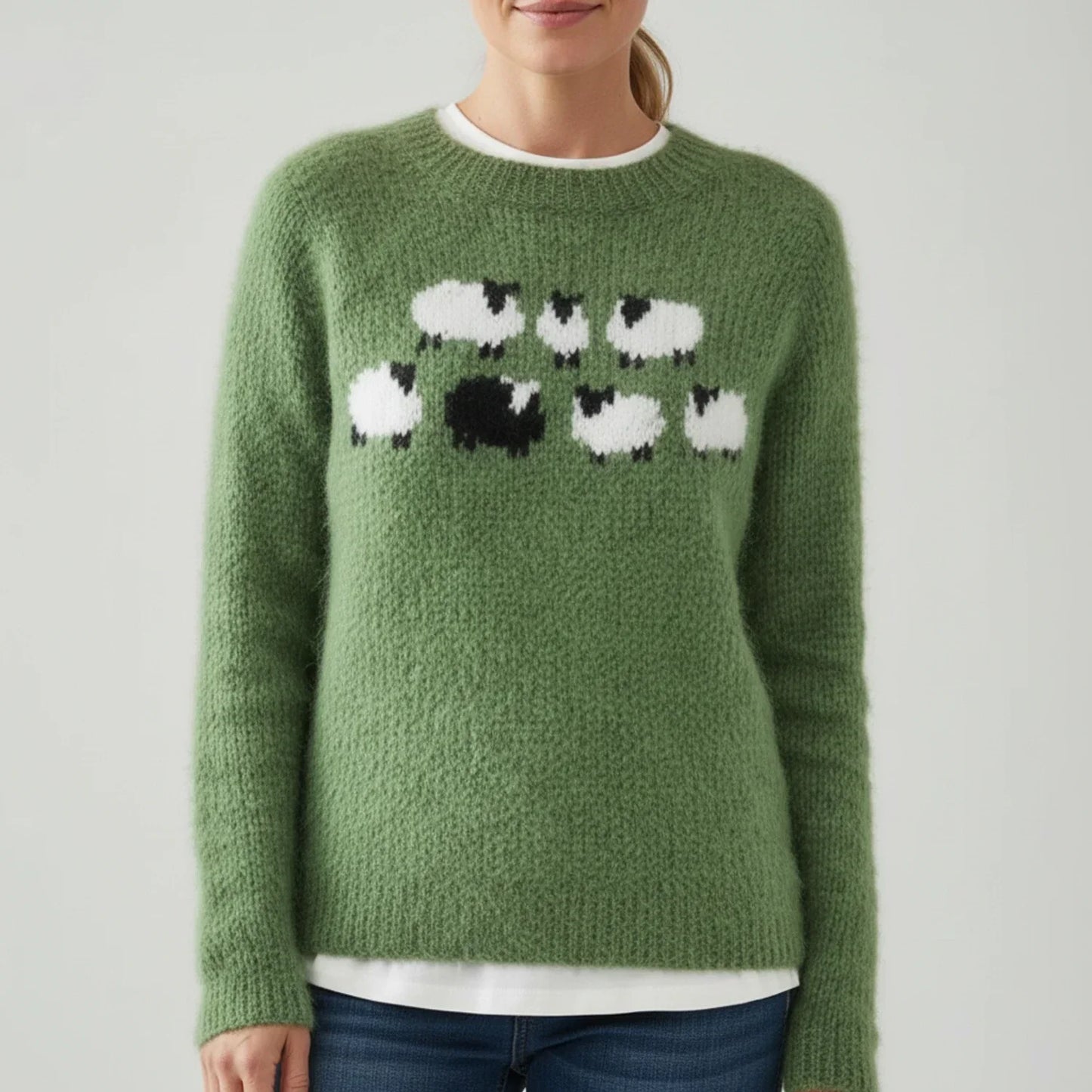 Casual Ladies Graphic Spring Sweater