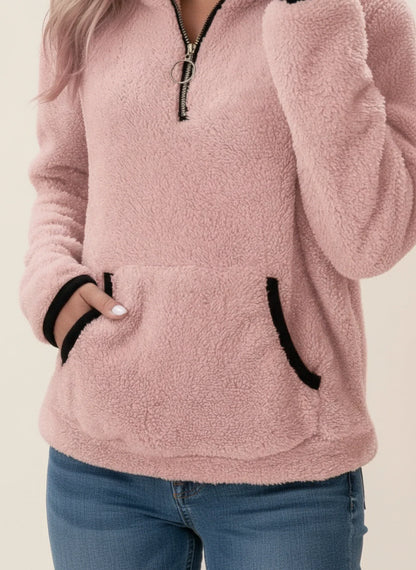 Ladies Lightweight Zipper Sweater