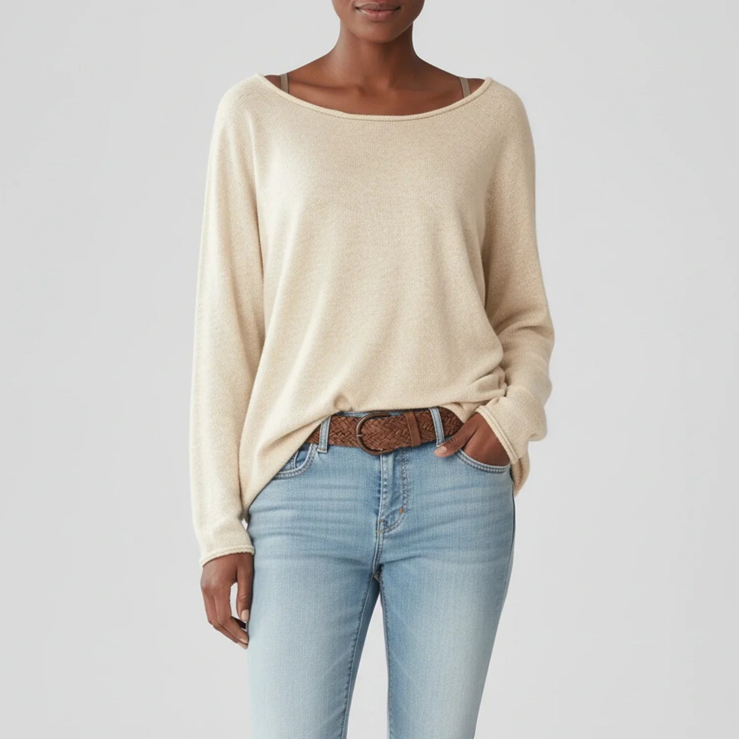 Ladies' Lightweight Crew Neck Sweatshirt