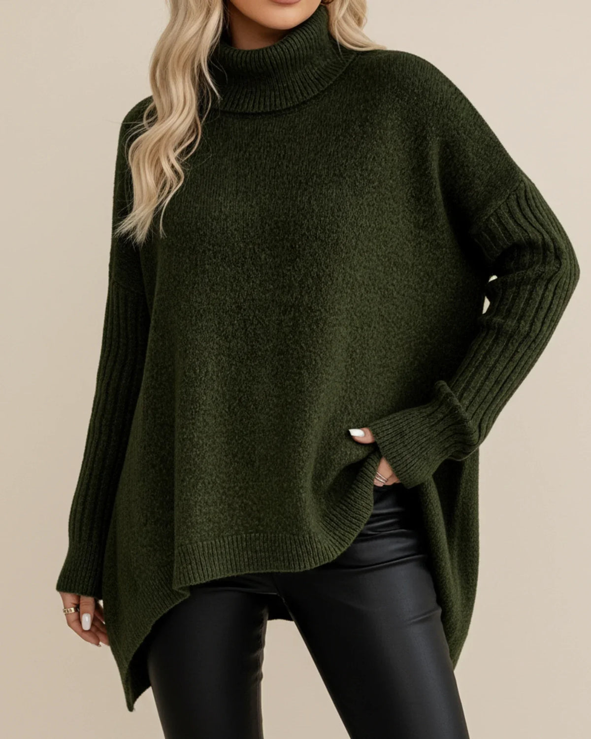 Chic Ladies Lightweight Crew Neck Sweater