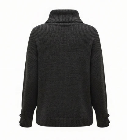 Relaxed Fit Women's Spring Crew Neck Sweater