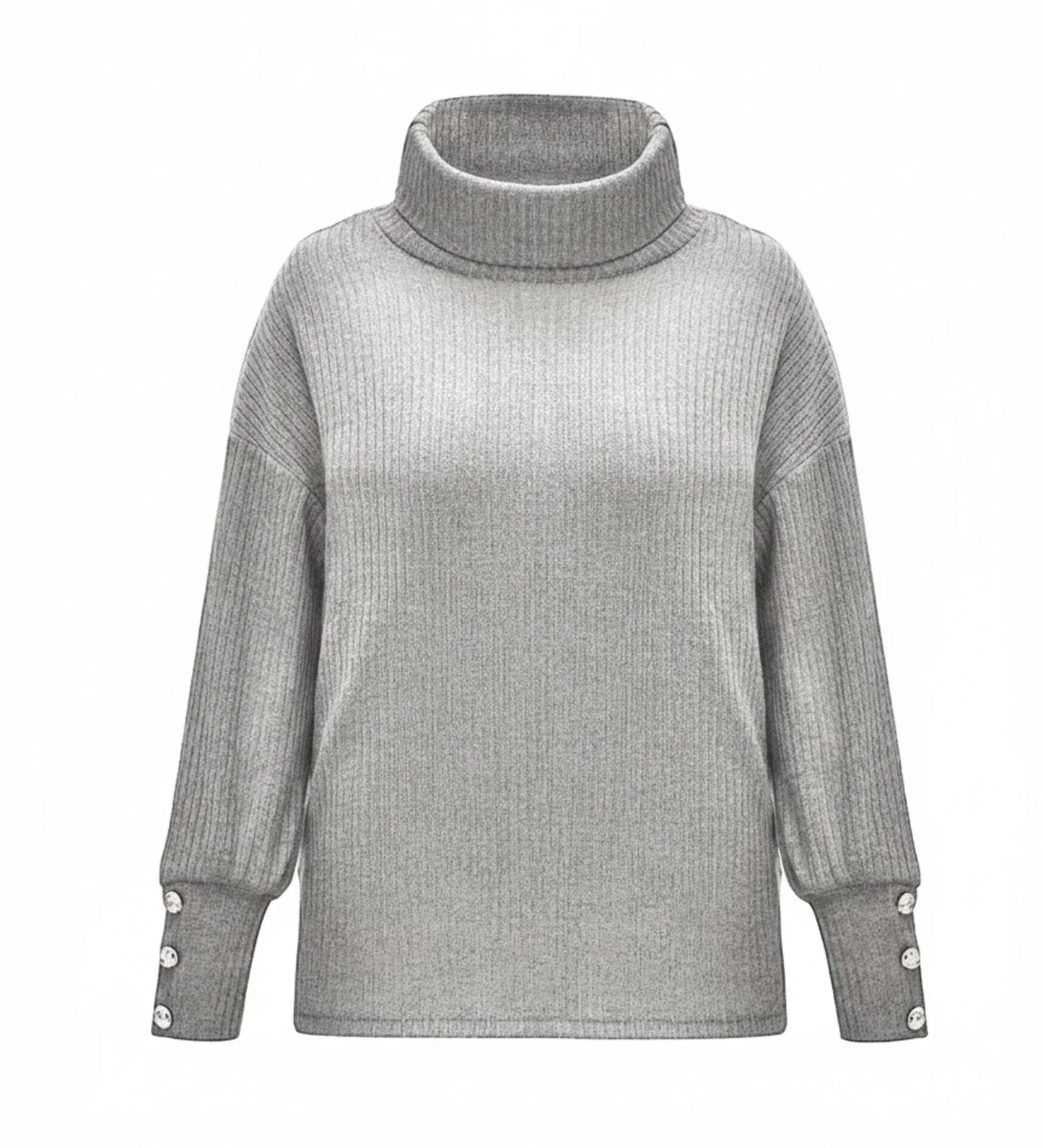 Relaxed Fit Women's Spring Crew Neck Sweater