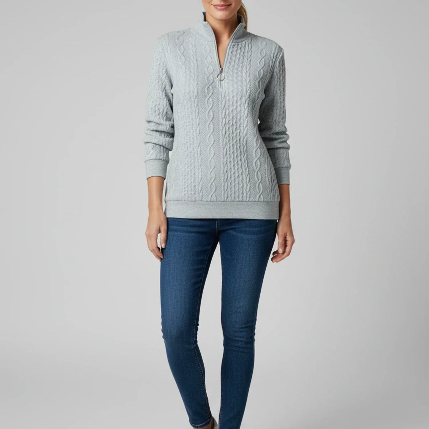 Soft Women's Spring Crew Neck Sweater
