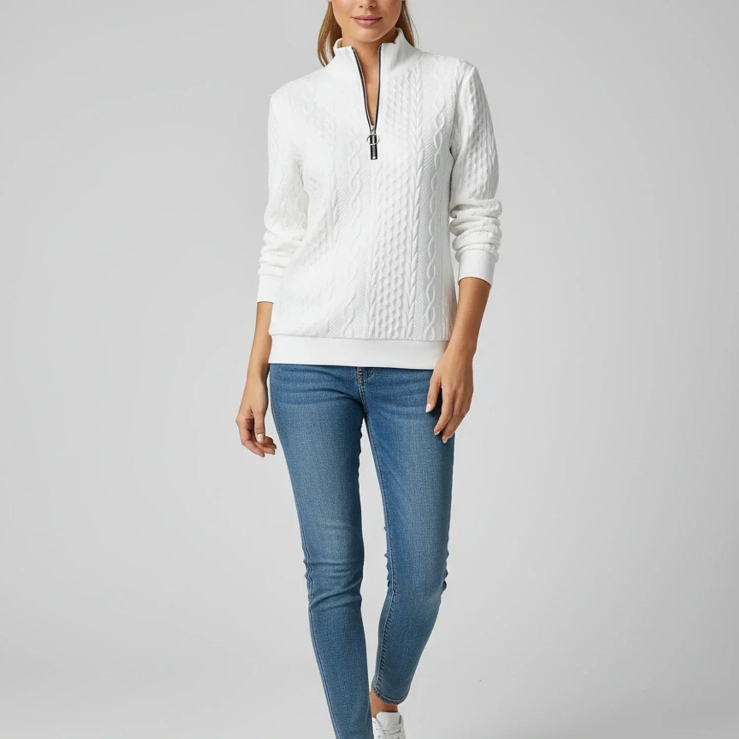 Soft Women's Spring Crew Neck Sweater