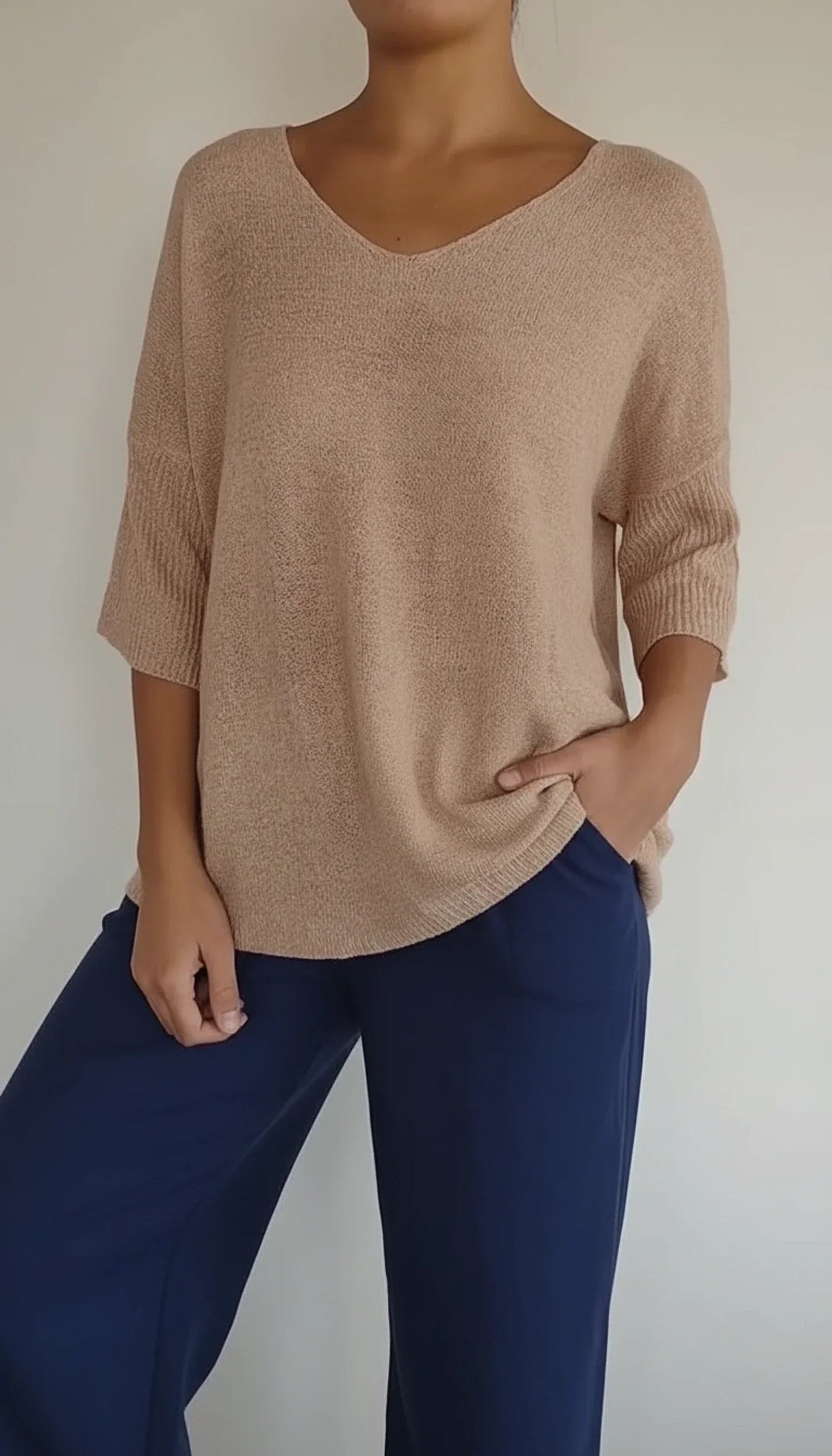Chic Ladies Sunny V Neck T Shirt