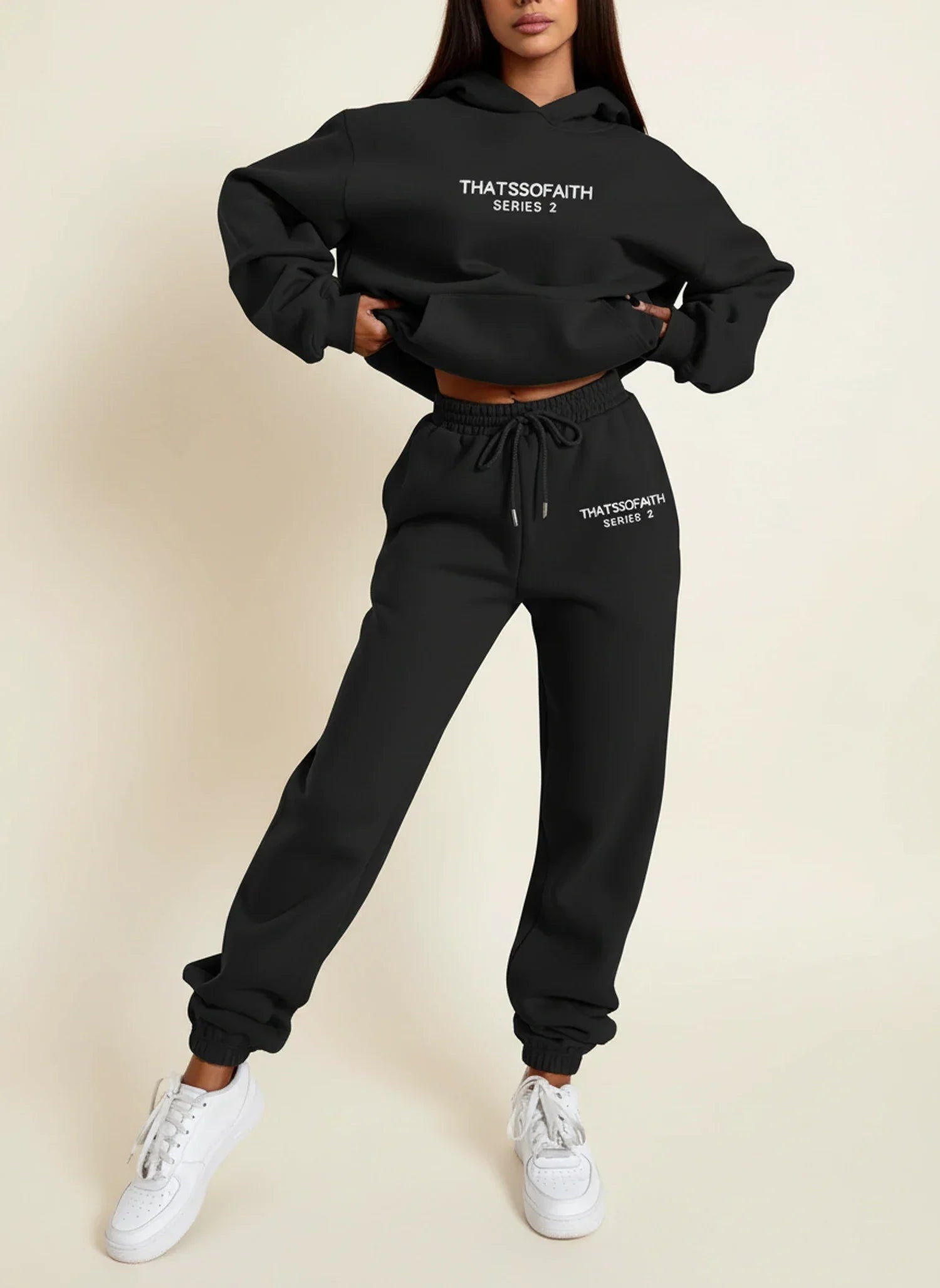 Cozy Fleece Hoodie Jogger Suit - VibreMode