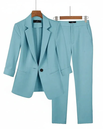 Classic 2 Piece Ladies Business Suit Set
