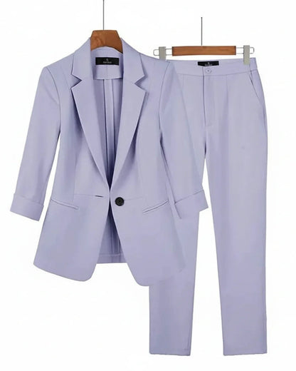 Classic 2 Piece Ladies Business Suit Set