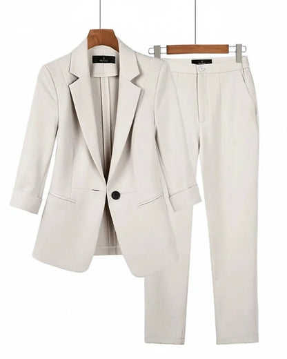 Classic 2 Piece Ladies Business Suit Set