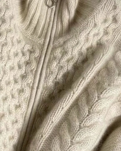 Comfortable Womens Lightweight Zip Cardigan
