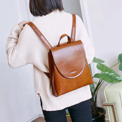 Aveline Faux Leather Backpack - VibreMode