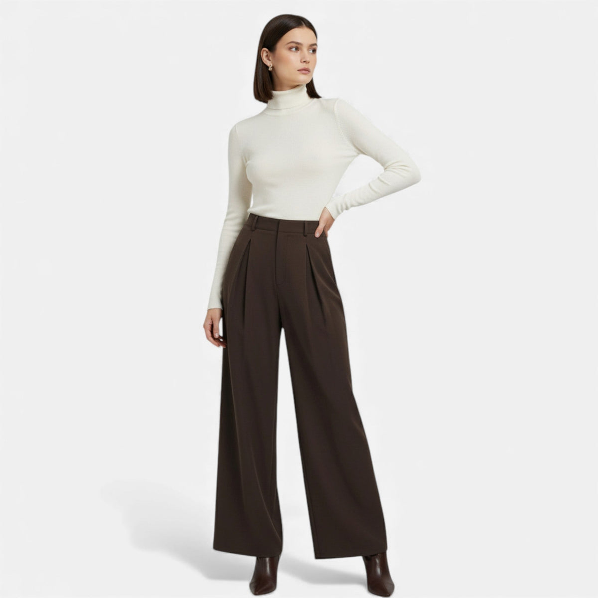 womens-jacquard-wide-leg-pants-with-front-pleats-and-belt-loops-2