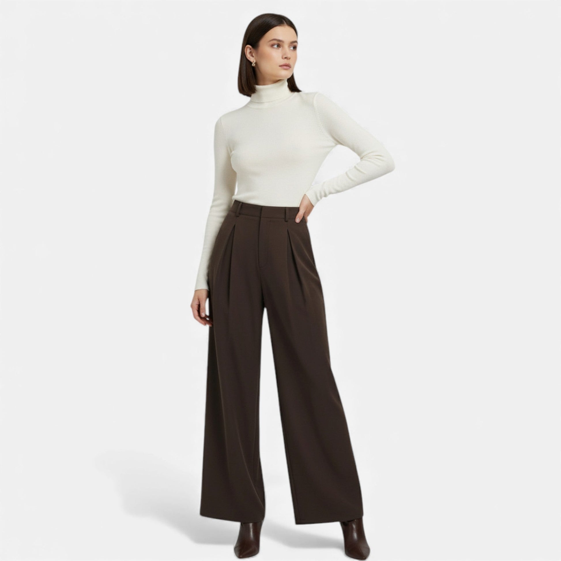 womens-jacquard-wide-leg-pants-with-front-pleats-and-belt-loops-2