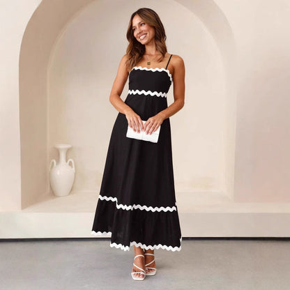 womens-maxi-dress-in-woven-material-with-spaghetti-straps-and-ric-rac-trim-5