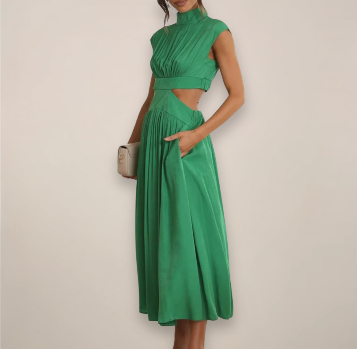 womens-maxi-dress-with-high-neck-and-waist-cutouts-7