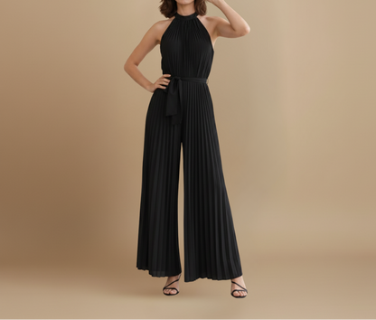 womens-pleated-synthetic-jumpsuit-with-halter-neck-and-waist-tie-5