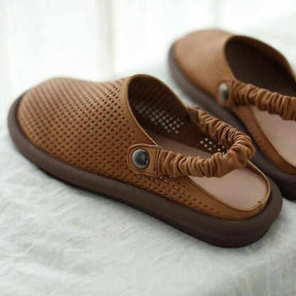 womens-synthetic-slip-on-sandals-with-perforated-upper-and-elastic-strap-4