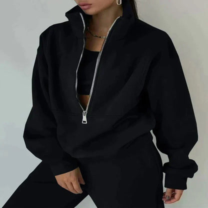 Kylie | Ladies Lightweight Zipper Top Set