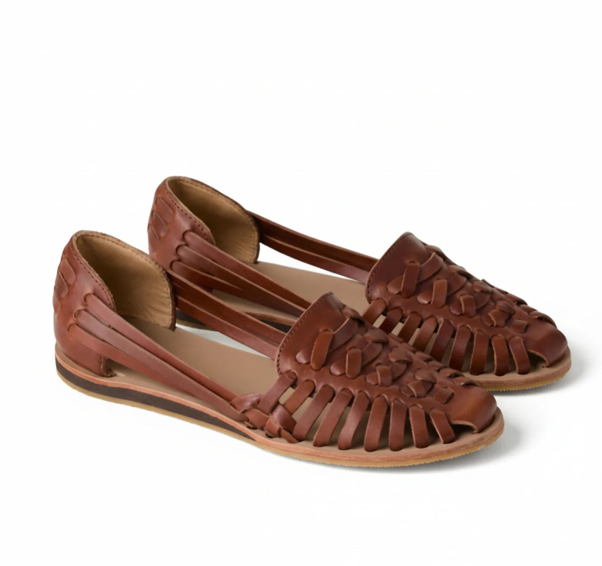 Women's Woven Flat Sandals - VibreMode