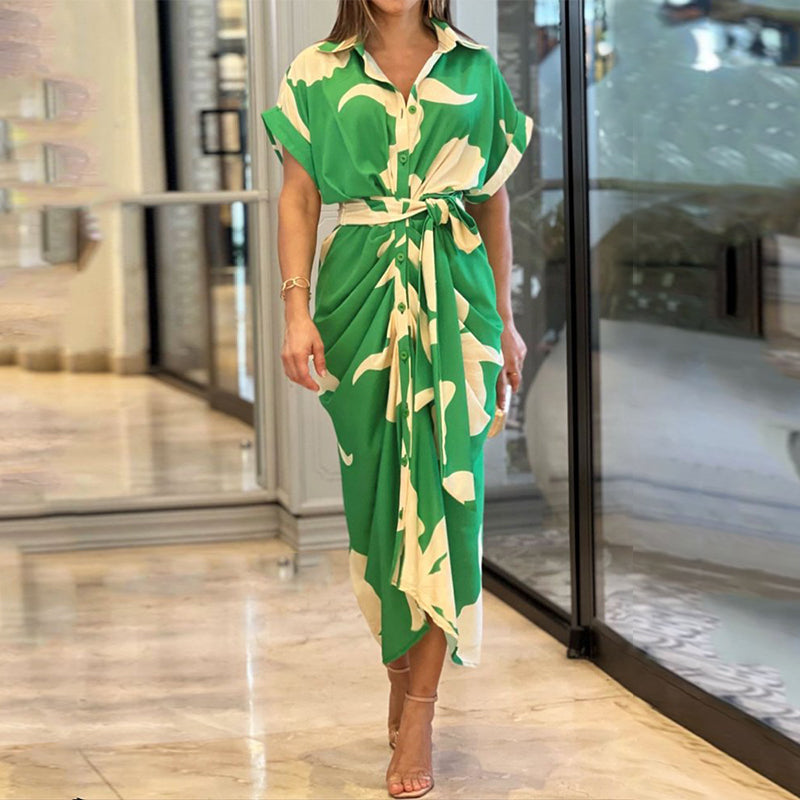 Elegant Knee Length Dress - VibreMode