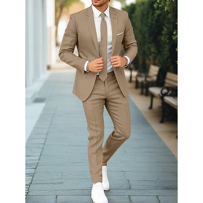Men's 2-Piece Casual Suit