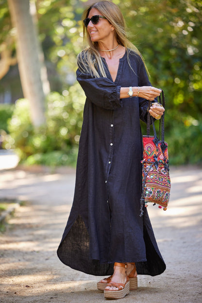 Bohemian Long Flowy Dress
