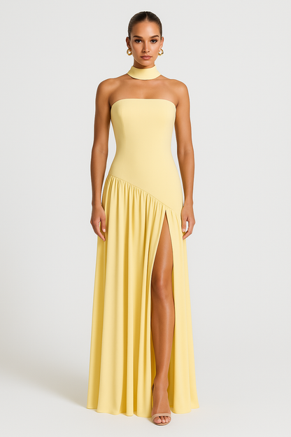 Sexy Ladies Sundress Strapless Maxi Dress - VibreMode