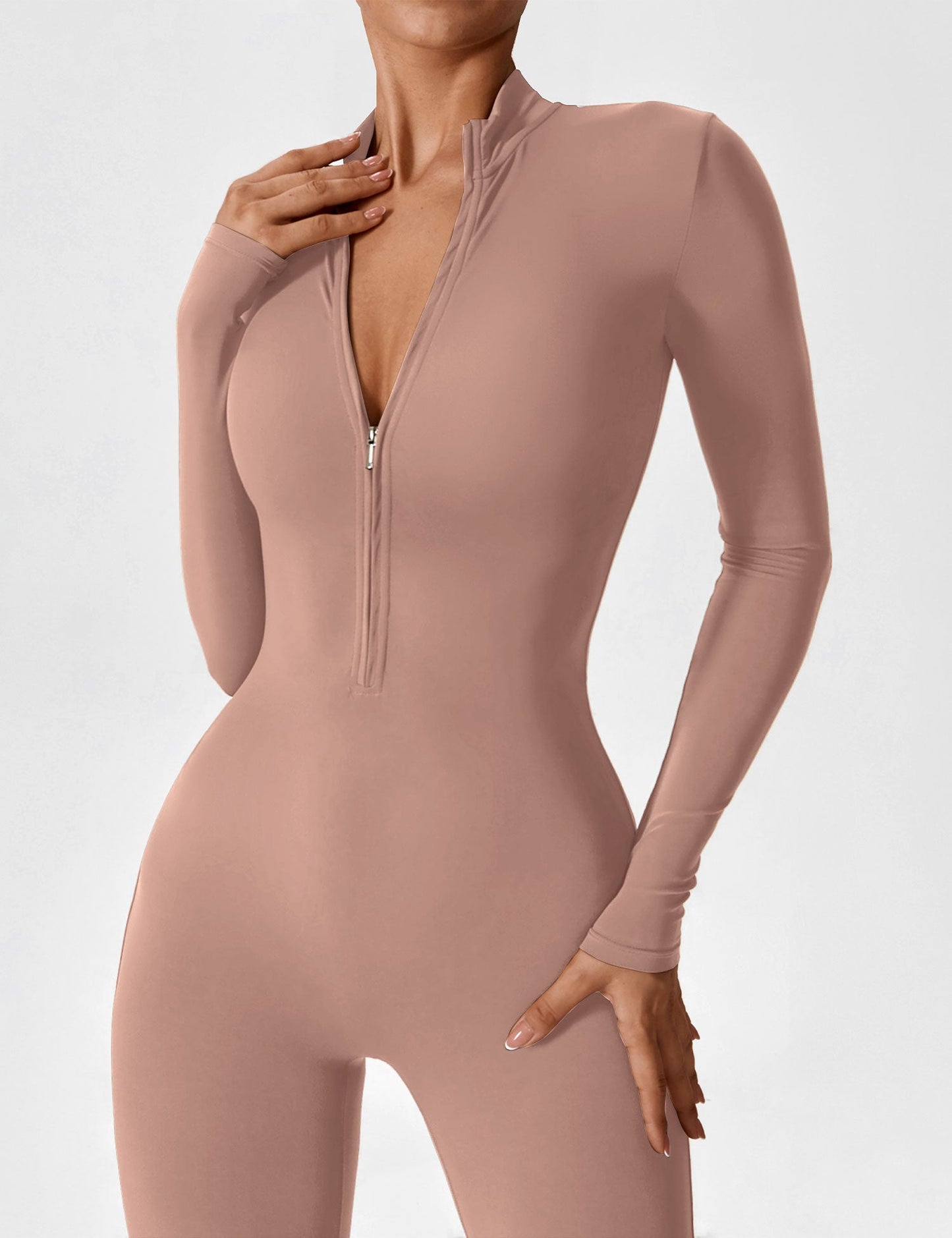 Elegant Ladies Floral Long Sleeve Romper