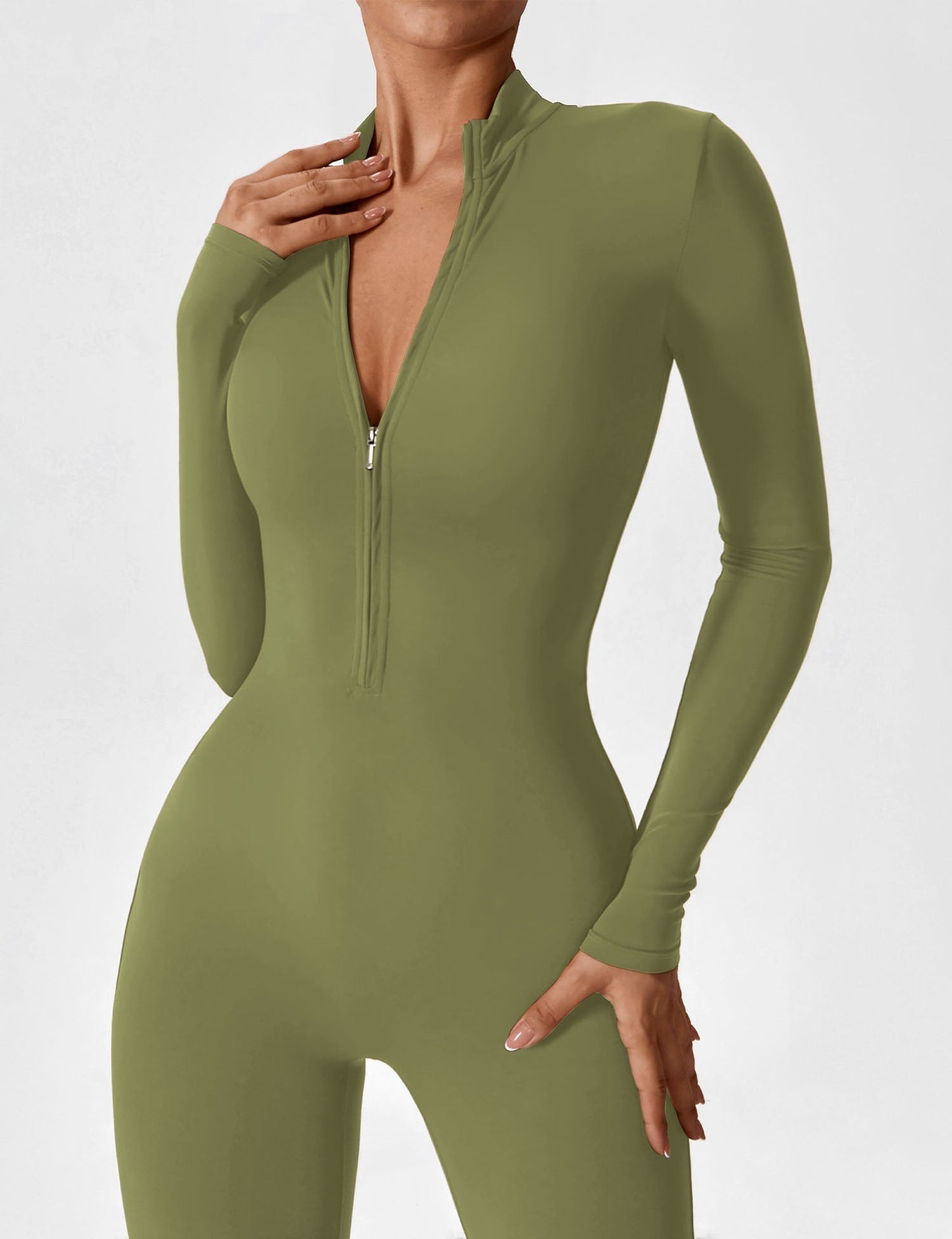 Elegant Ladies Floral Long Sleeve Romper
