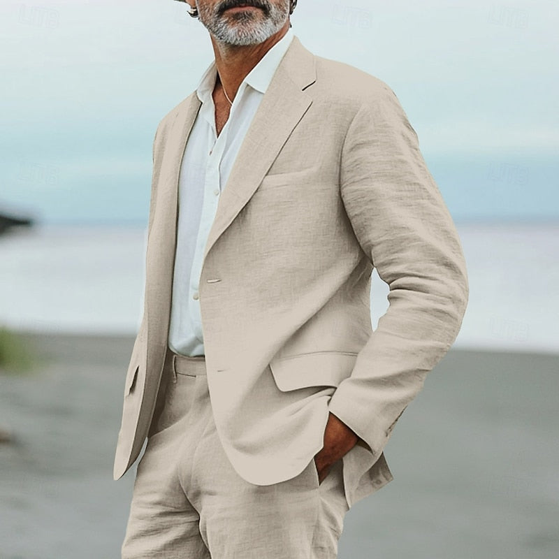 Linen Two Piece Suit