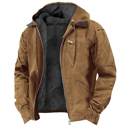 Men's Zipper Jacket With Pockets - VibreMode