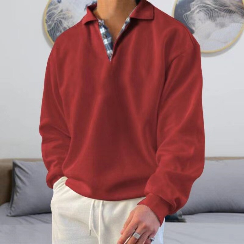 Men's Classic Crew Neck Sweater Comfortable - VibreMode
