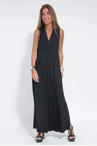 Stylish Maxi Dress with Matching Cardigan