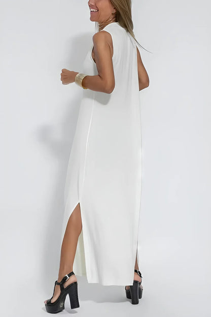 Stylish Maxi Dress with Matching Cardigan