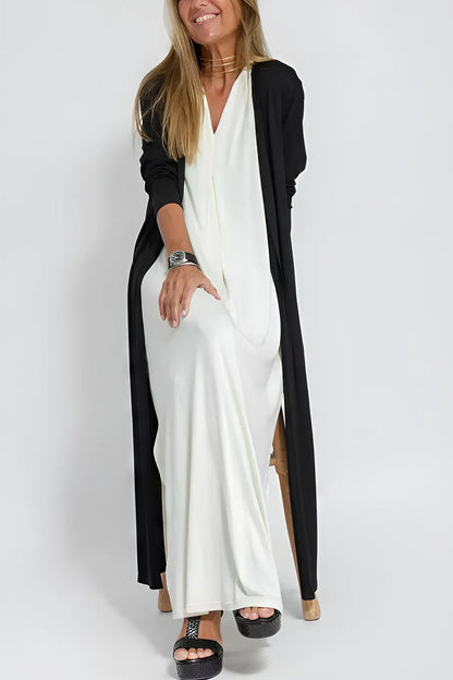 Women's Cardigan Maxi Set