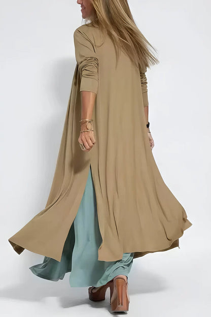 Stylish Maxi Dress with Matching Cardigan