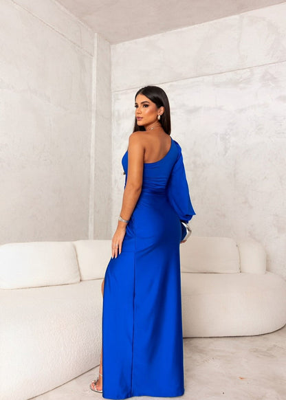 Chic Off-The-Shoulder Long Dress