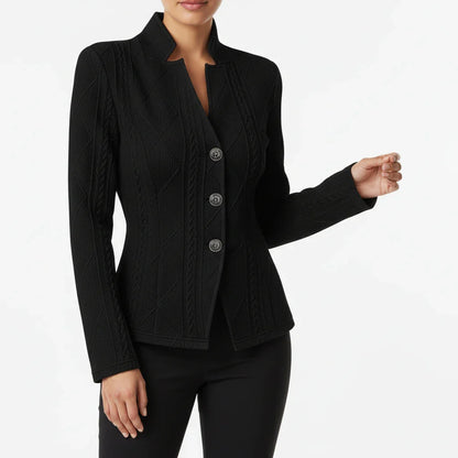 Women's Fitted Blazer Button Front