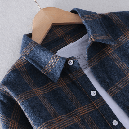 Classic Plaid Relaxed Fit Men's Shirt