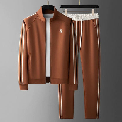 Men's 2-Piece Tracksuit Set Zip Jacket