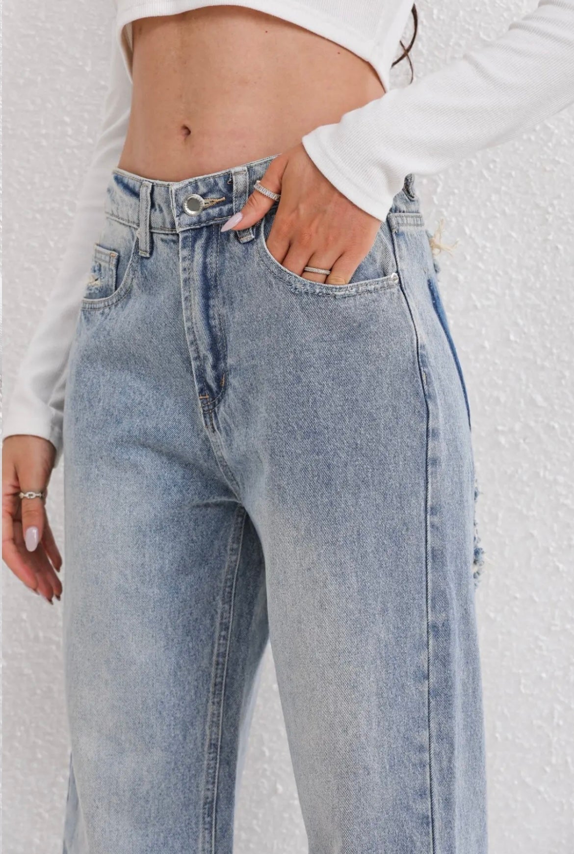 Casual Fit Straight Leg Jeans