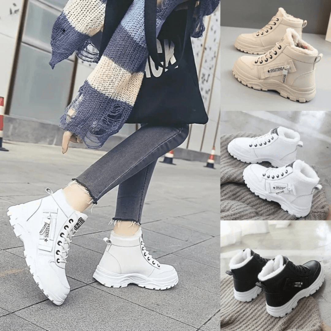 Women's Lace Up Ankle Boots Platform