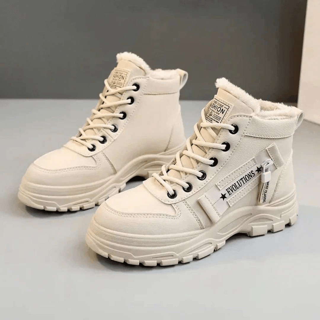 Women's Lace Up Ankle Boots Platform - VibreMode