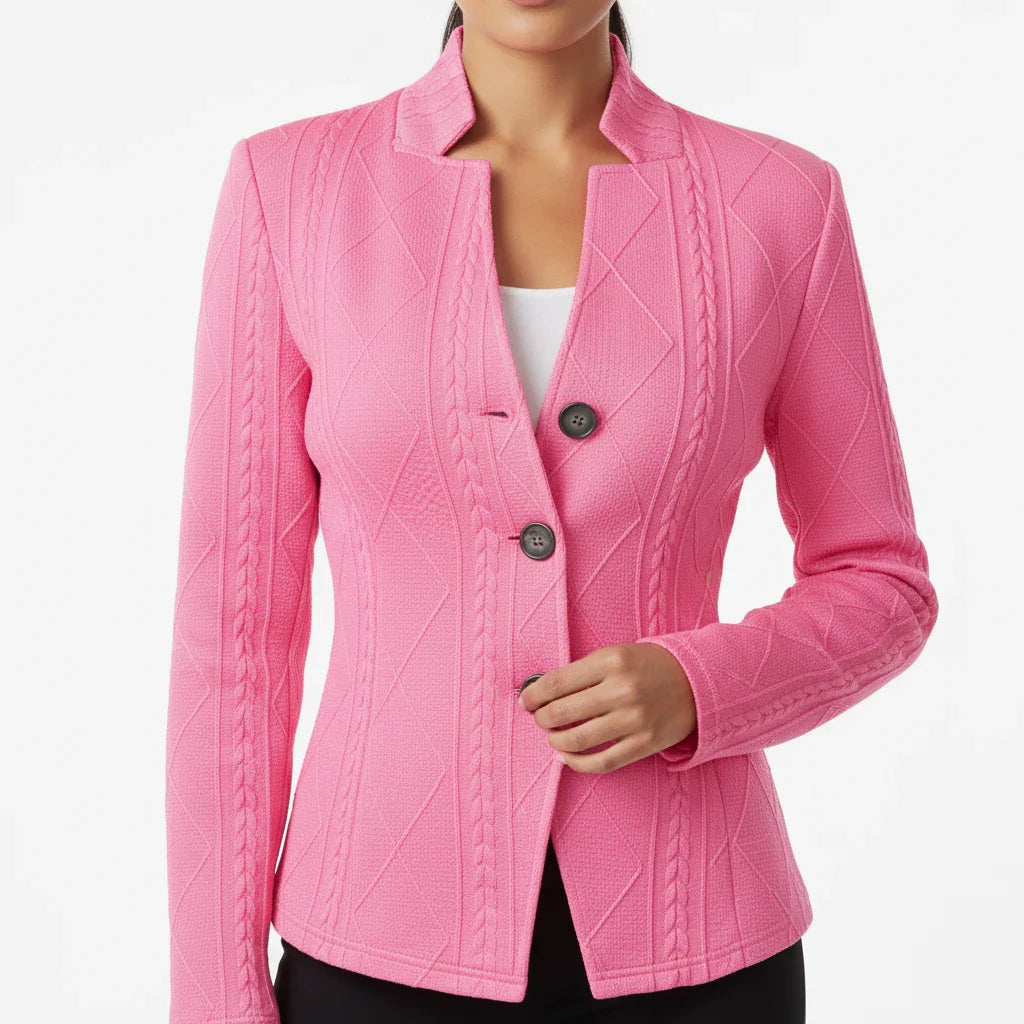 Women's Fitted Blazer Button Front